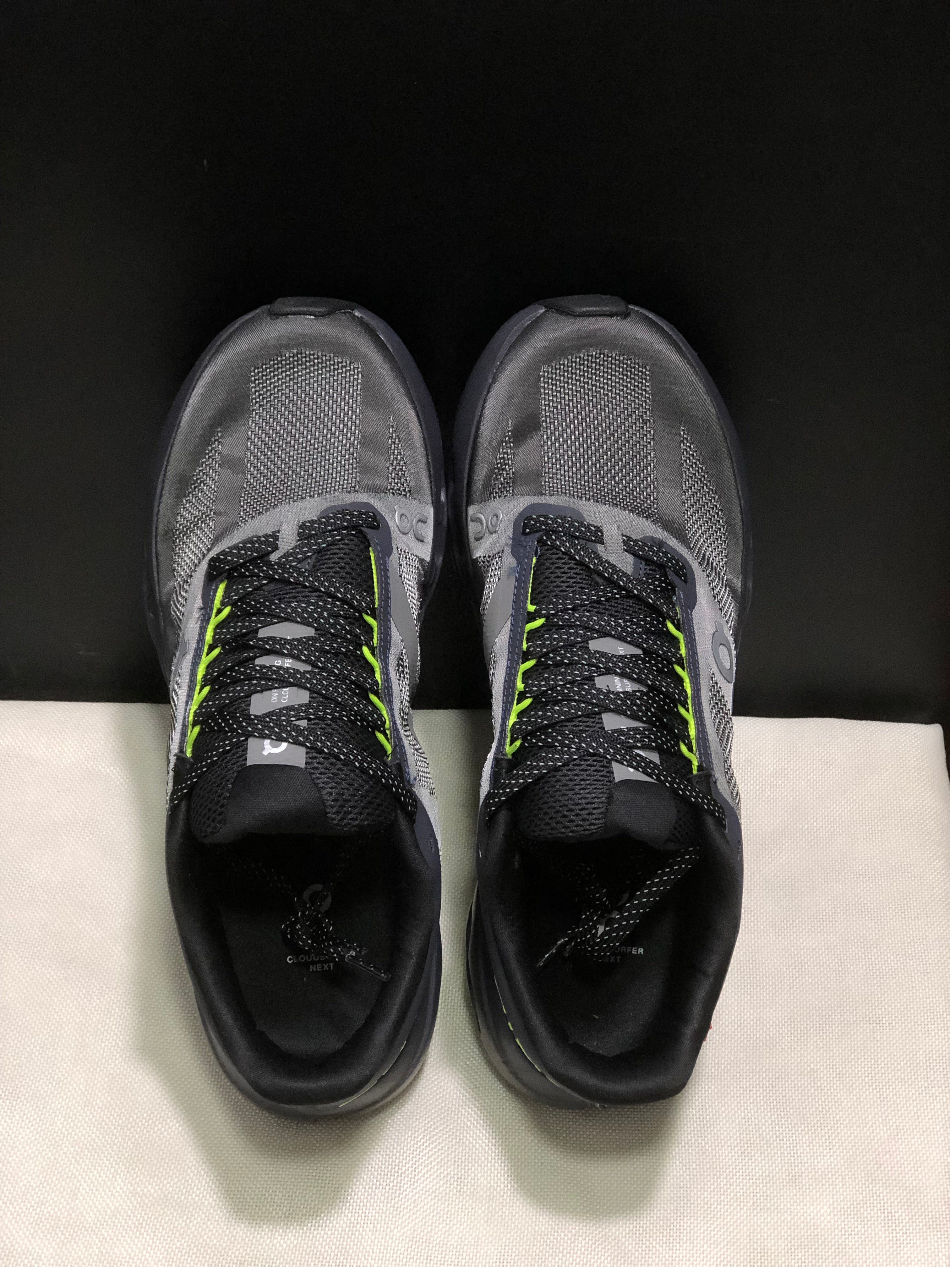 On Running Cloudsurfer Next Casual Running Shoes Black/Iron Grey
