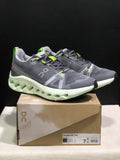On Running Cloudsurfer Trail Waterproof Comfortable And Breathable Running Shoes Iron/Lima
