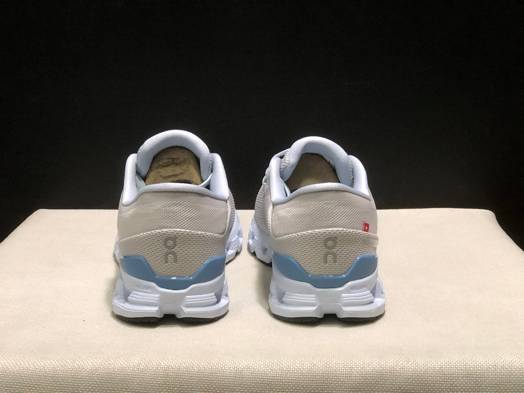 On Running Cloud X4 Comfortable Running Shoes Light Khaki/Milk Blue