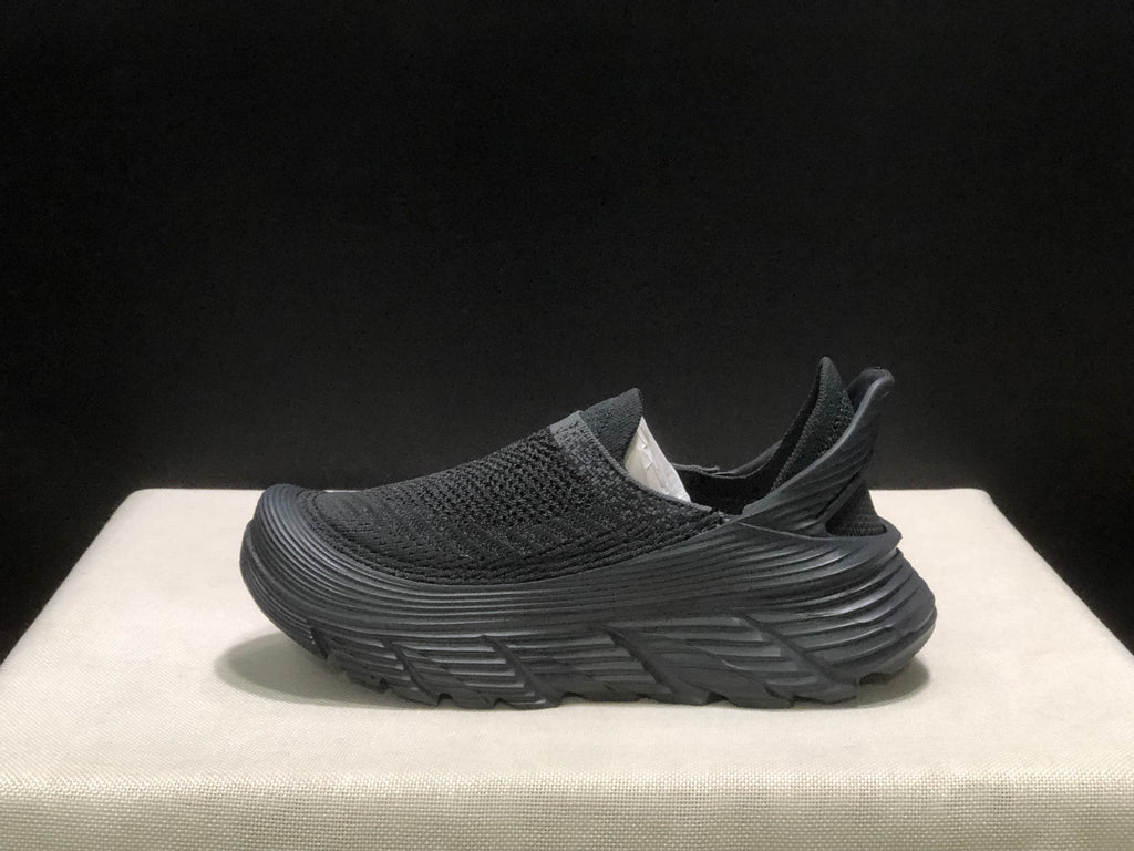 Hoka One One Restore TC Elastic Comfortable Low-top Running Shoes Sneakers Black