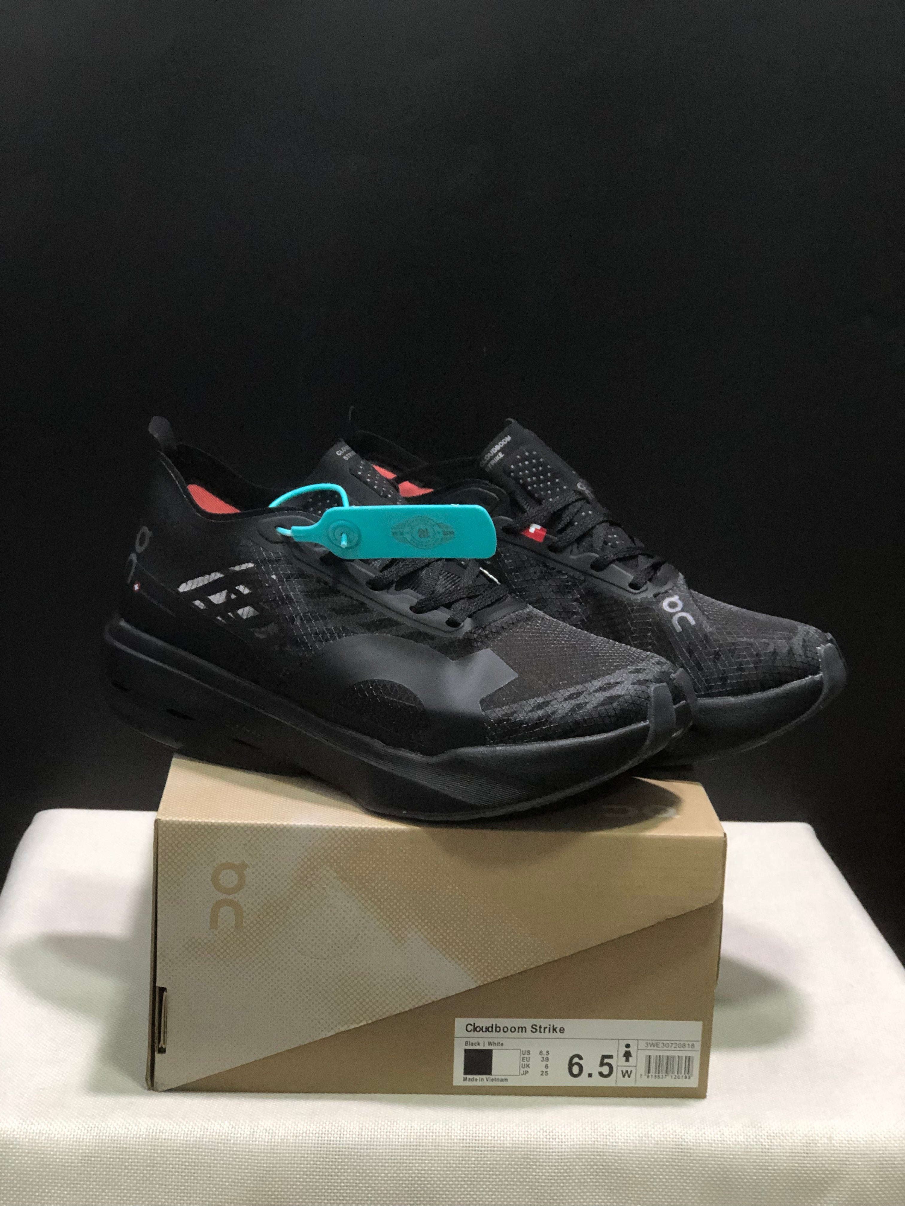 On Running Cloudspike Amplius Shock-Absorbing And Wear-Resistant Marathon Road Running Shoes Black
