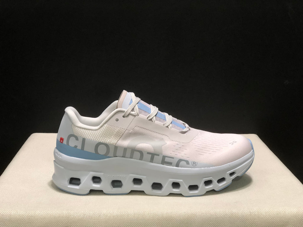 On Running Cloudmonster Anti-Slip Running Shoes Frost/Wash