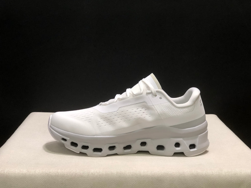 On Running Cloudmonster Anti-Slip Running Shoes White/Frost