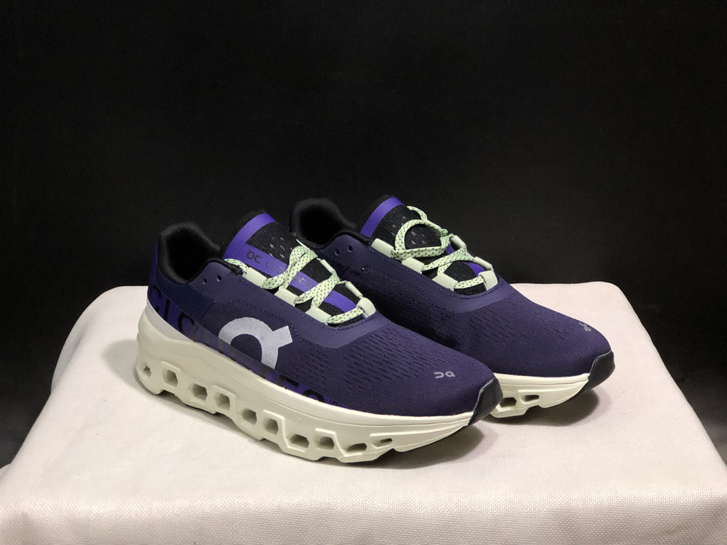 On Running Cloudmonster Anti-Slip Running Shoes Dark Purple/Ivory