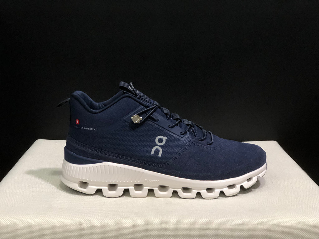 On Running Cloud Hi Edge Outdoor Training Running Shoes Dark Blue/White