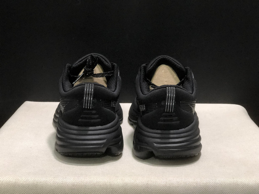 Hoka One One Bondi 8 Breathable Low-top Running Shoes Sneakers Black
