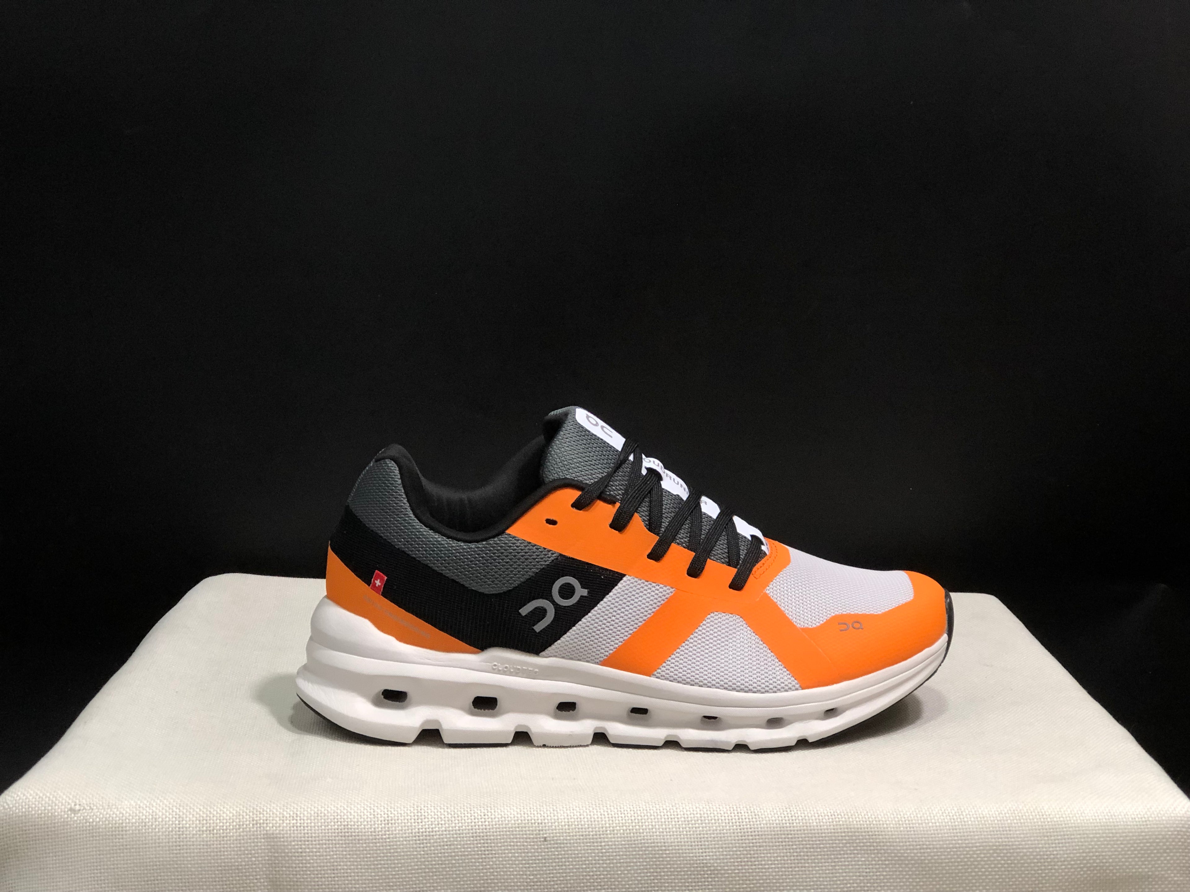 On Running Cloudrunner Anti-Slip Sports Running Shoes Grey/Orange