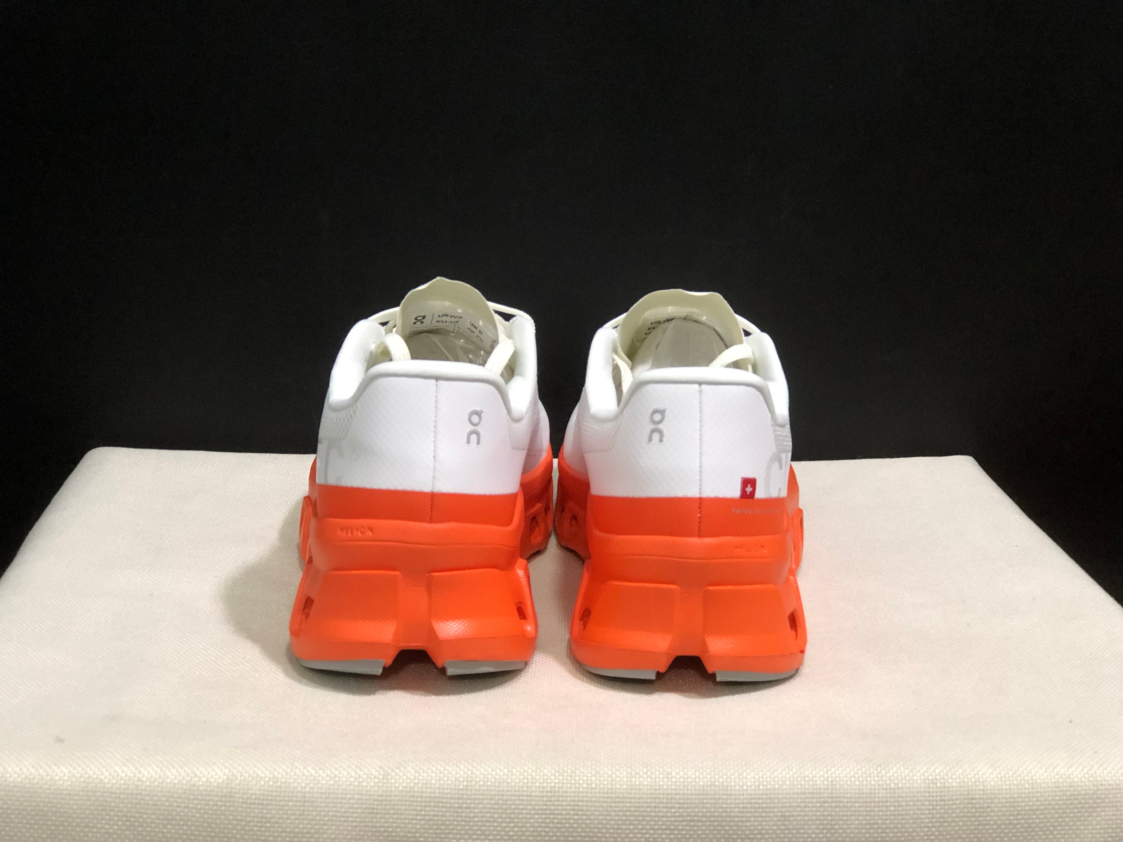 On Running Cloudmonster Anti-Slip Running Shoes White/Flame