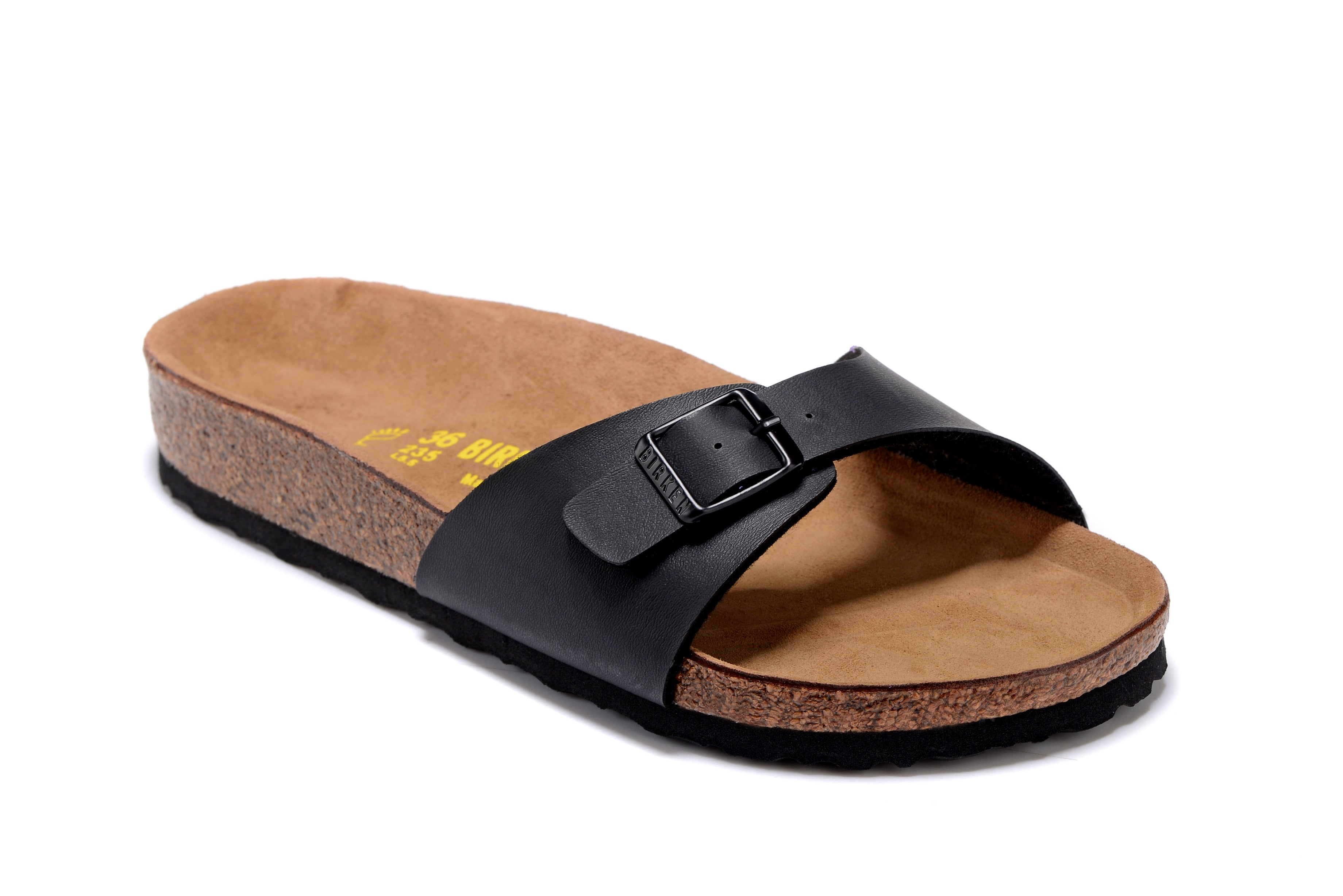 Birkenstock Madrid Single Strap Slide Matte Leather Sandals