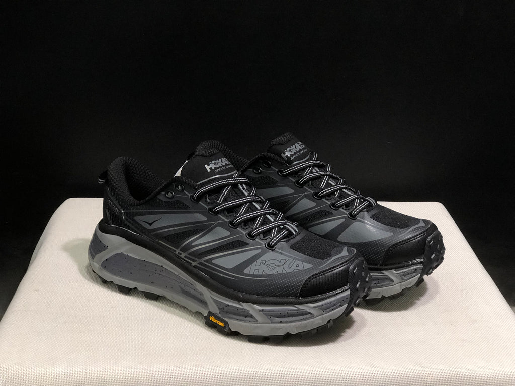 Hoka One One Mafate Speed 2 Mountain Anti-slip Running Shoes Sneakers Black