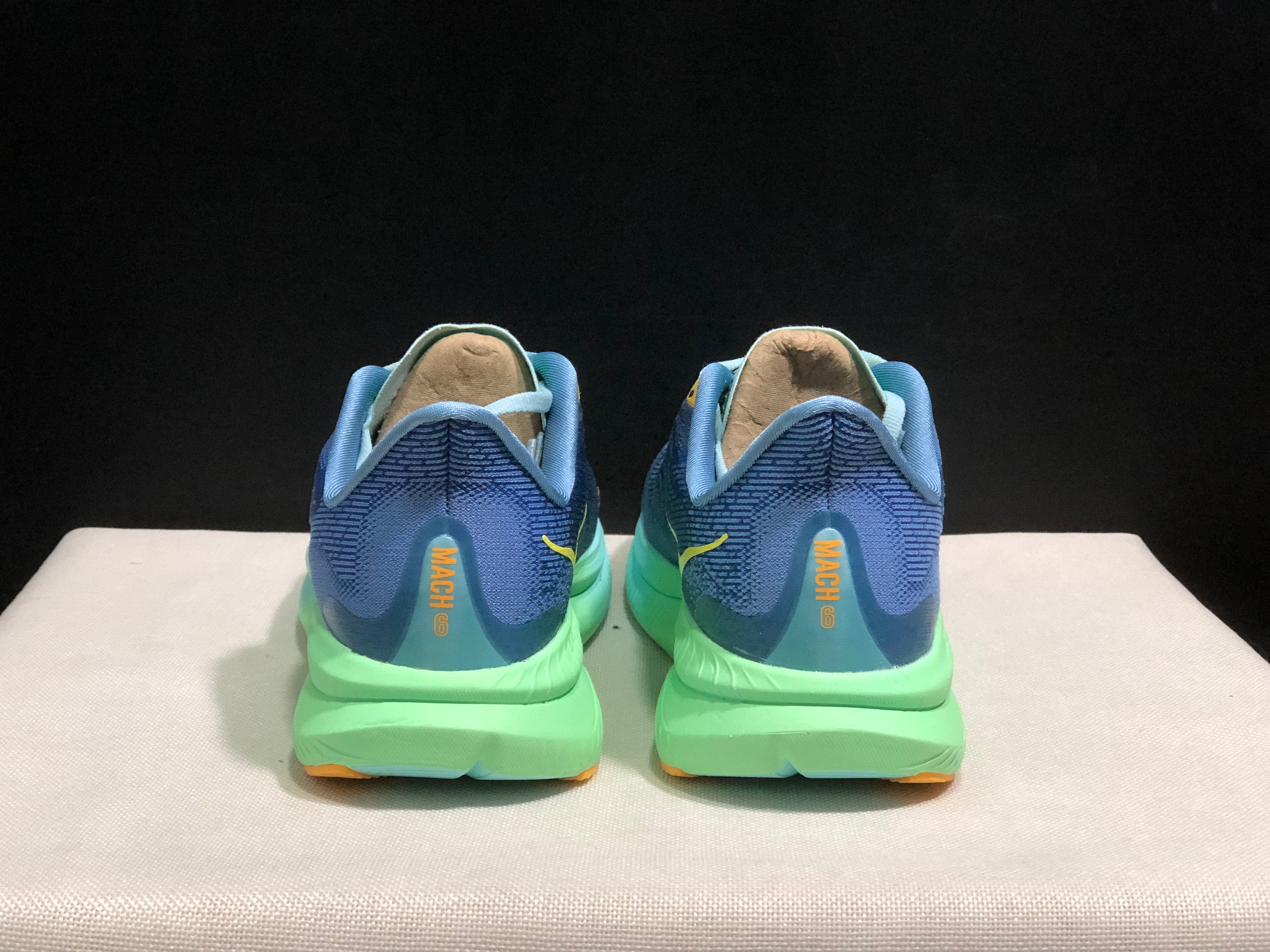 Hoka One One Mach 6 Wear-resistant Breathable Low-top Running Shoes Sneakers Blue