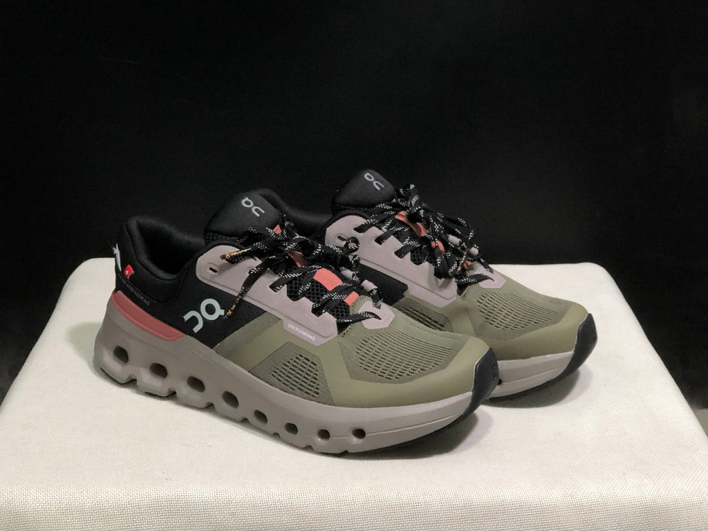 On Running Cloudrunner 2 Mesh Breathable Running Shoes Black/Military Green