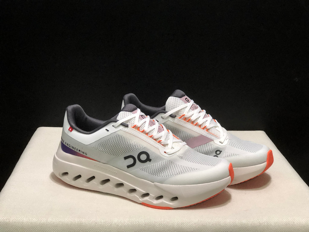On Running Cloudsurfer Next Casual Running Shoes Grayish-White/Flame