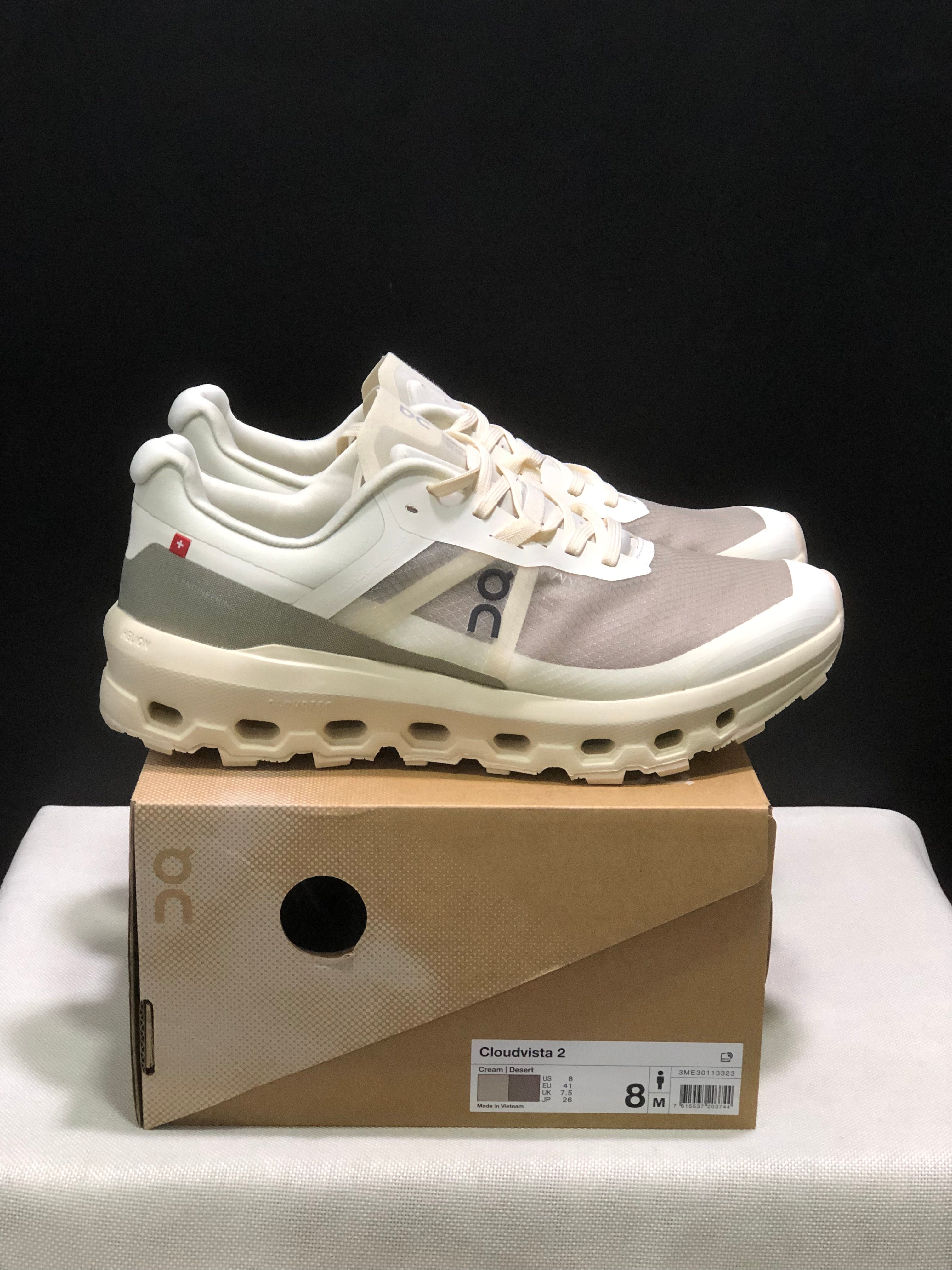 On Running Cloudvista 2 Waterproof Trail Running Shoes Cream/Desert