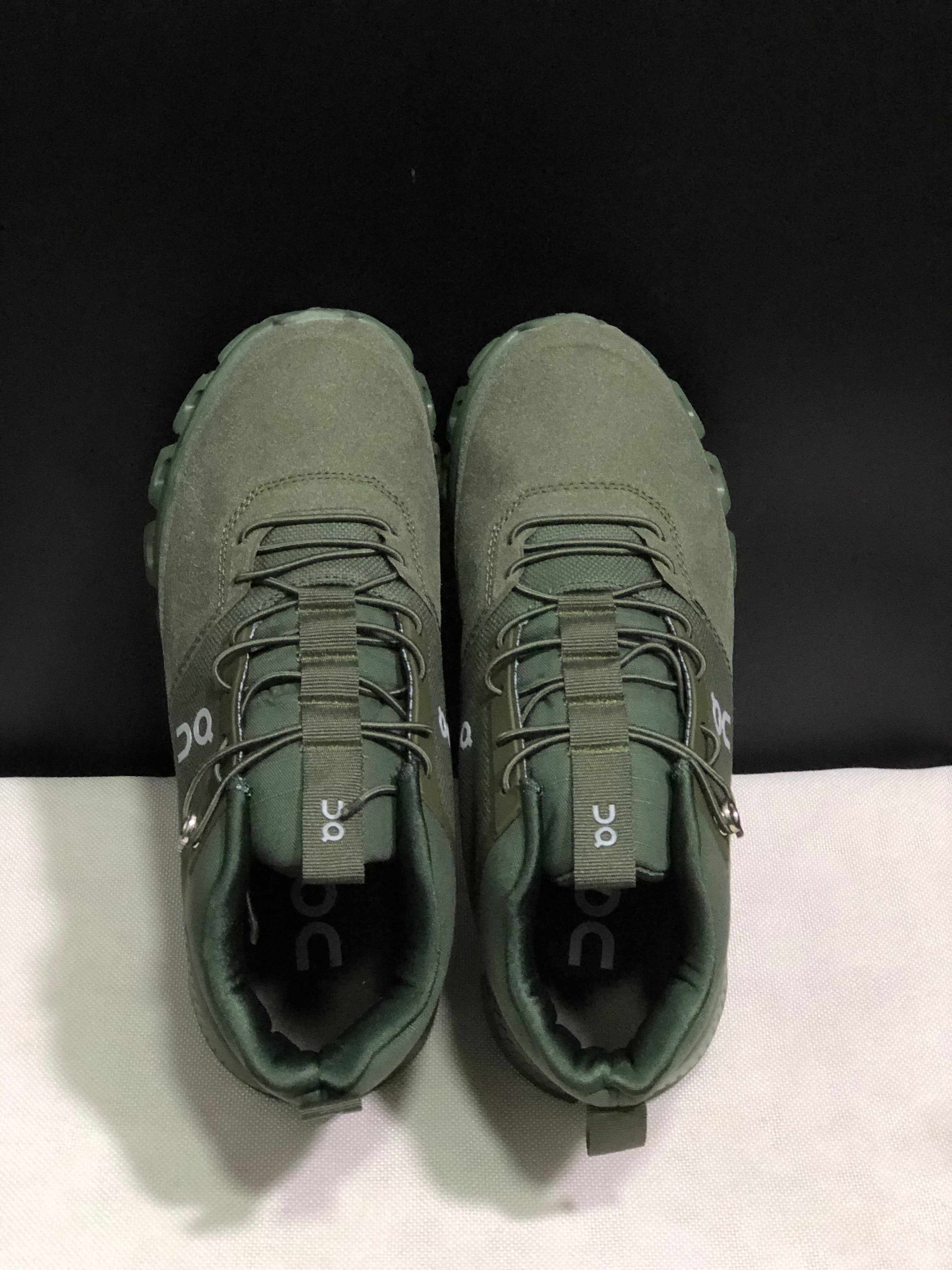 On Running Cloud Hi Edge Outdoor Training Running Shoes Forest Green