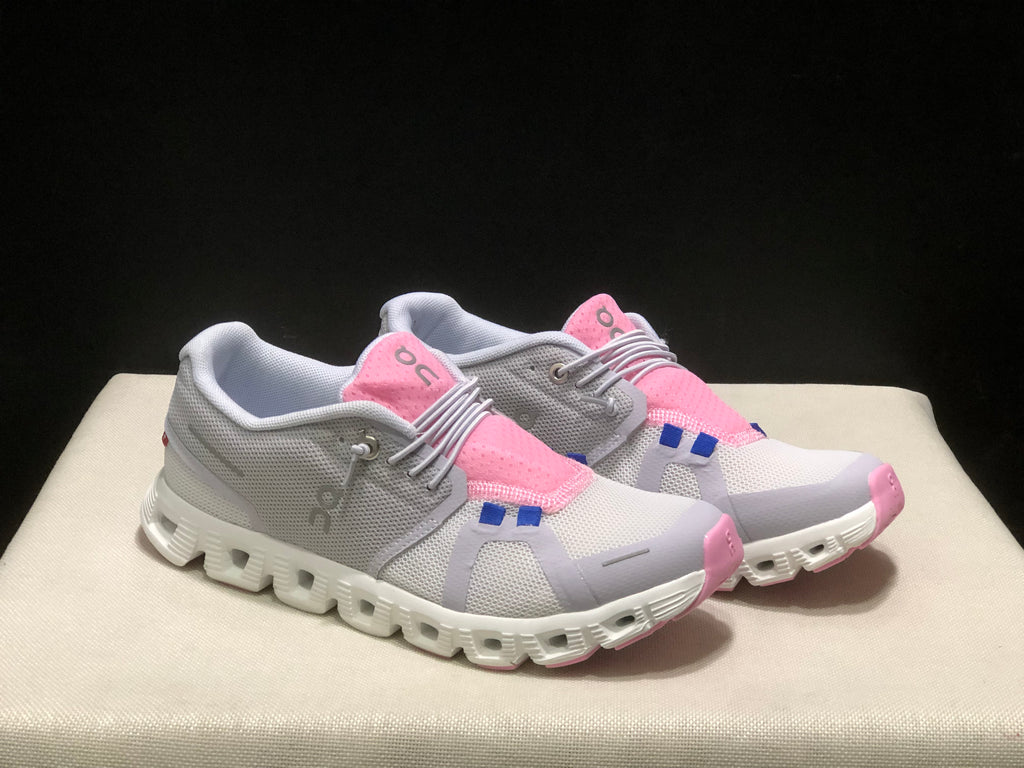 On Running Cloud 5 Lightweight Running Shoes Grey/Peach