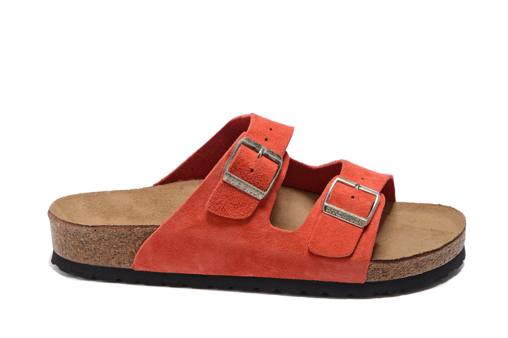 Birkenstock Arizona Two Buckle Suede Leather Sandal