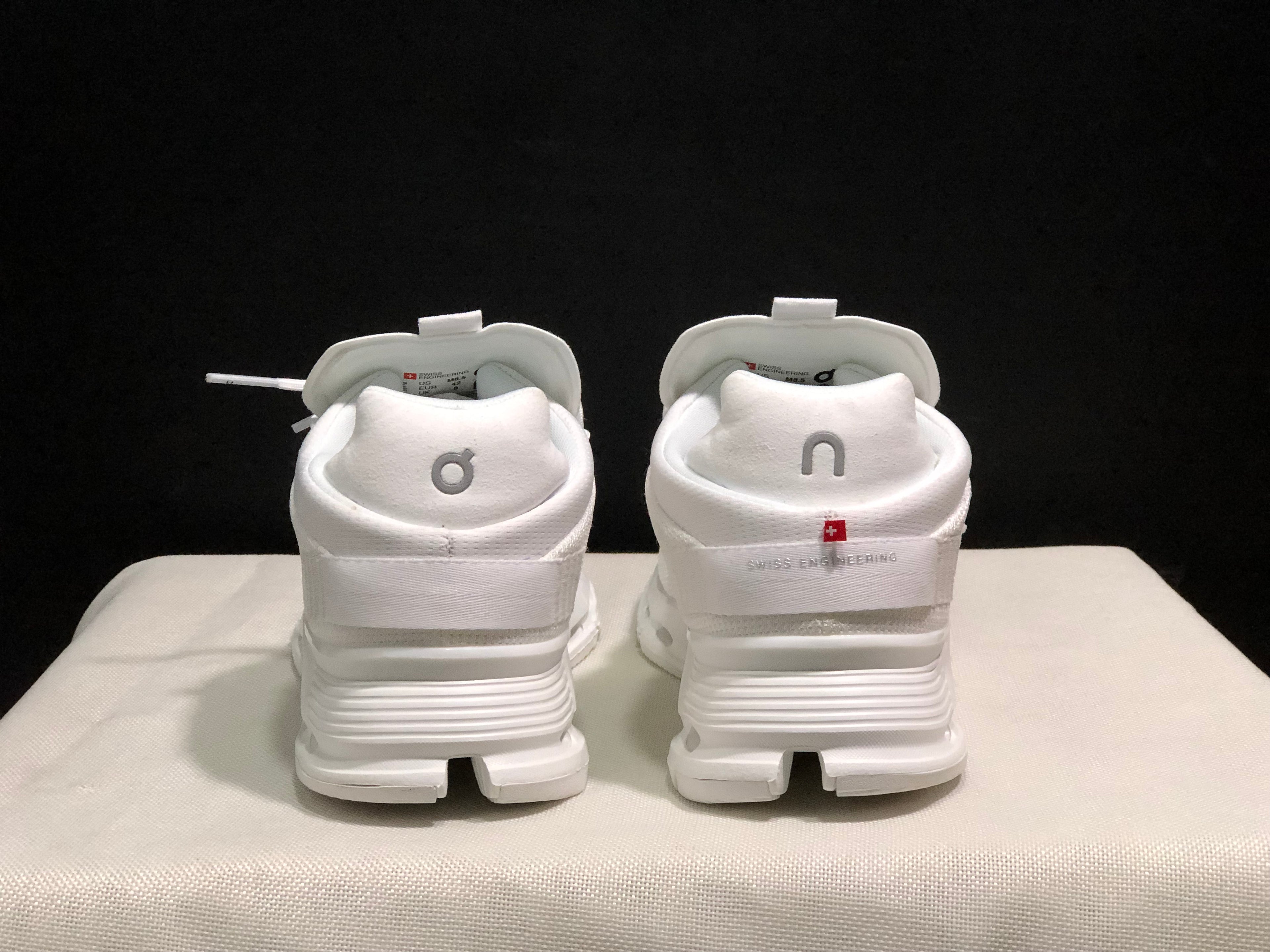 On Running Cloudnova Lightweight Sports Casual Shoes All White