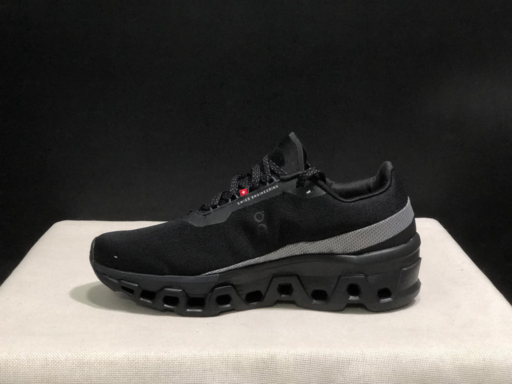 On Running Cloudmonster 2 Shock-Absorbing And Breathable Black Running Shoes