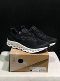 On Running Cloudstratus Breathable Support Running Shoes Black/White