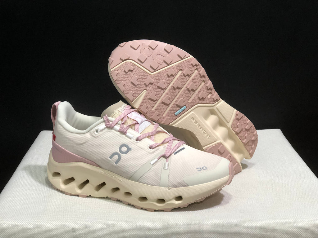 On Running Cloudsurfer 2 Comfortable Running Shoes Beige/Pink