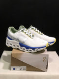 On Running Cloudmonster 2 Shock-Absorbing And Breathable Running Shoes White/Royal