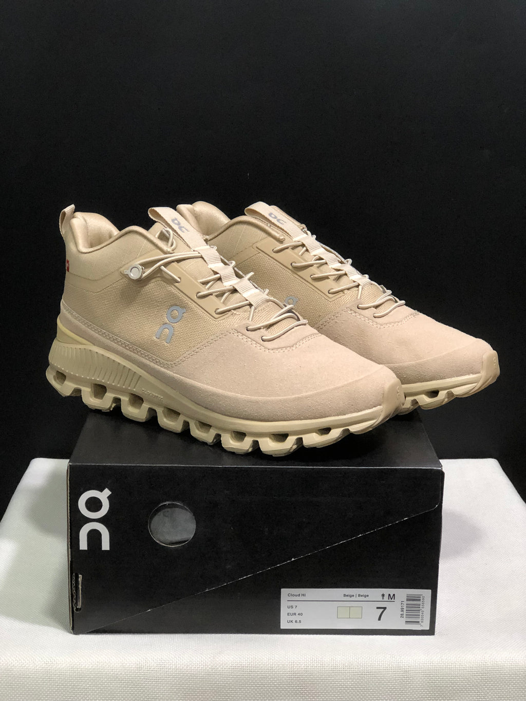 On Running Cloud Hi Edge Outdoor Training Running Shoes Light Brown