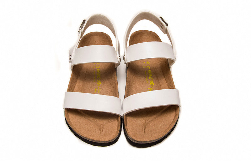 Birkenstock Arizona Casual Matte Leather Strappy Sandals