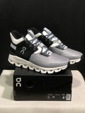On Running Cloud Hi Edge Outdoor Training Running Shoes Silver Gray/Black