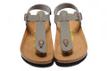 Birkenstock Gizeh Grey Scrub Birko-Flor Thong Sandal