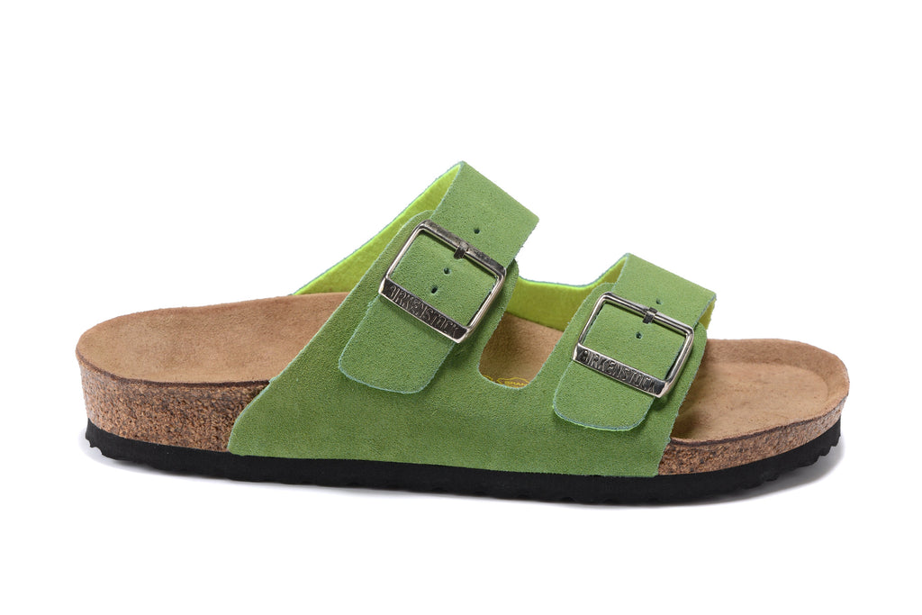 Birkenstock Arizona Two Buckle Suede Leather Sandal