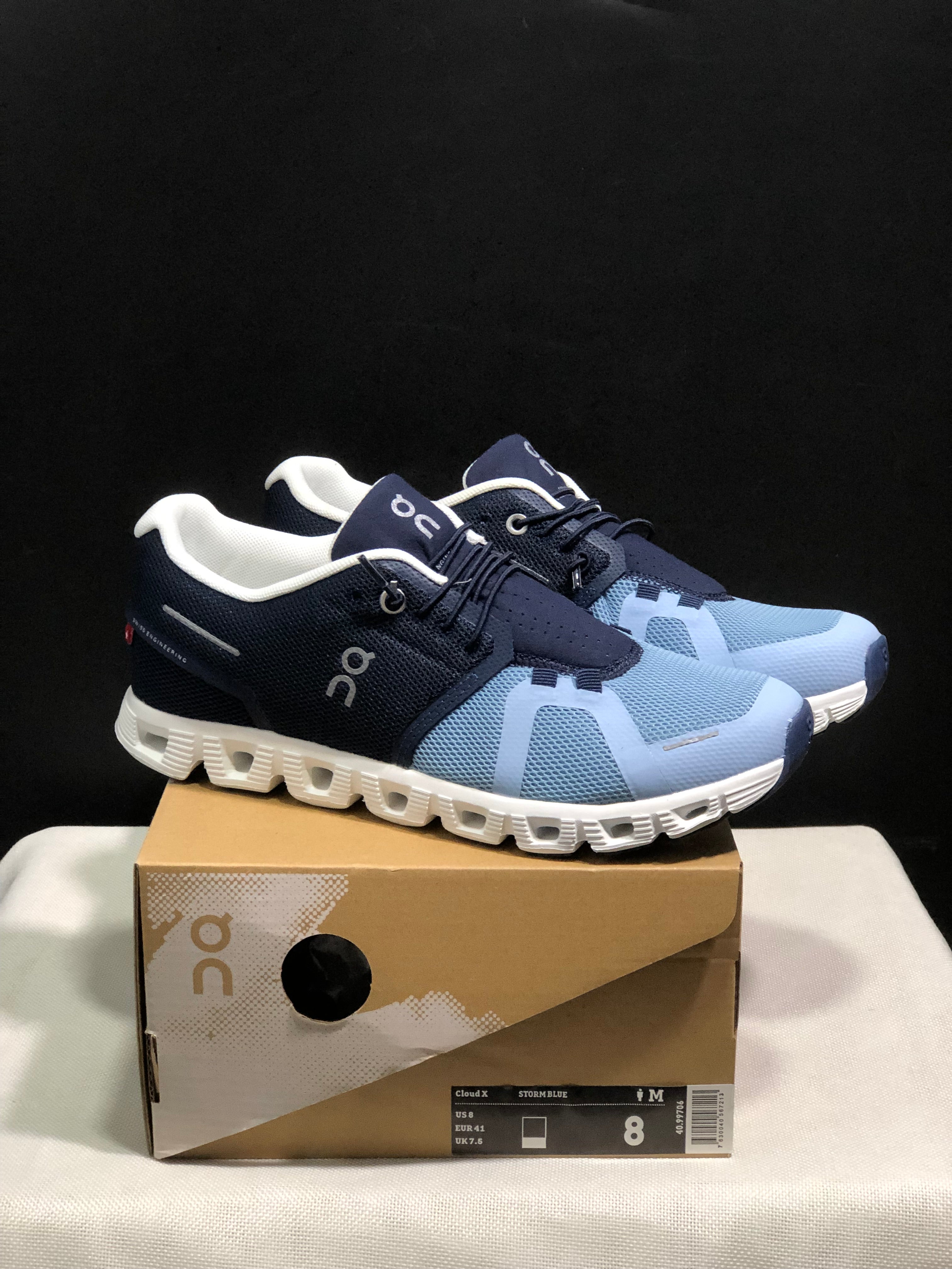 On Running Cloud 5 Lightweight Running Shoes Storm Blue