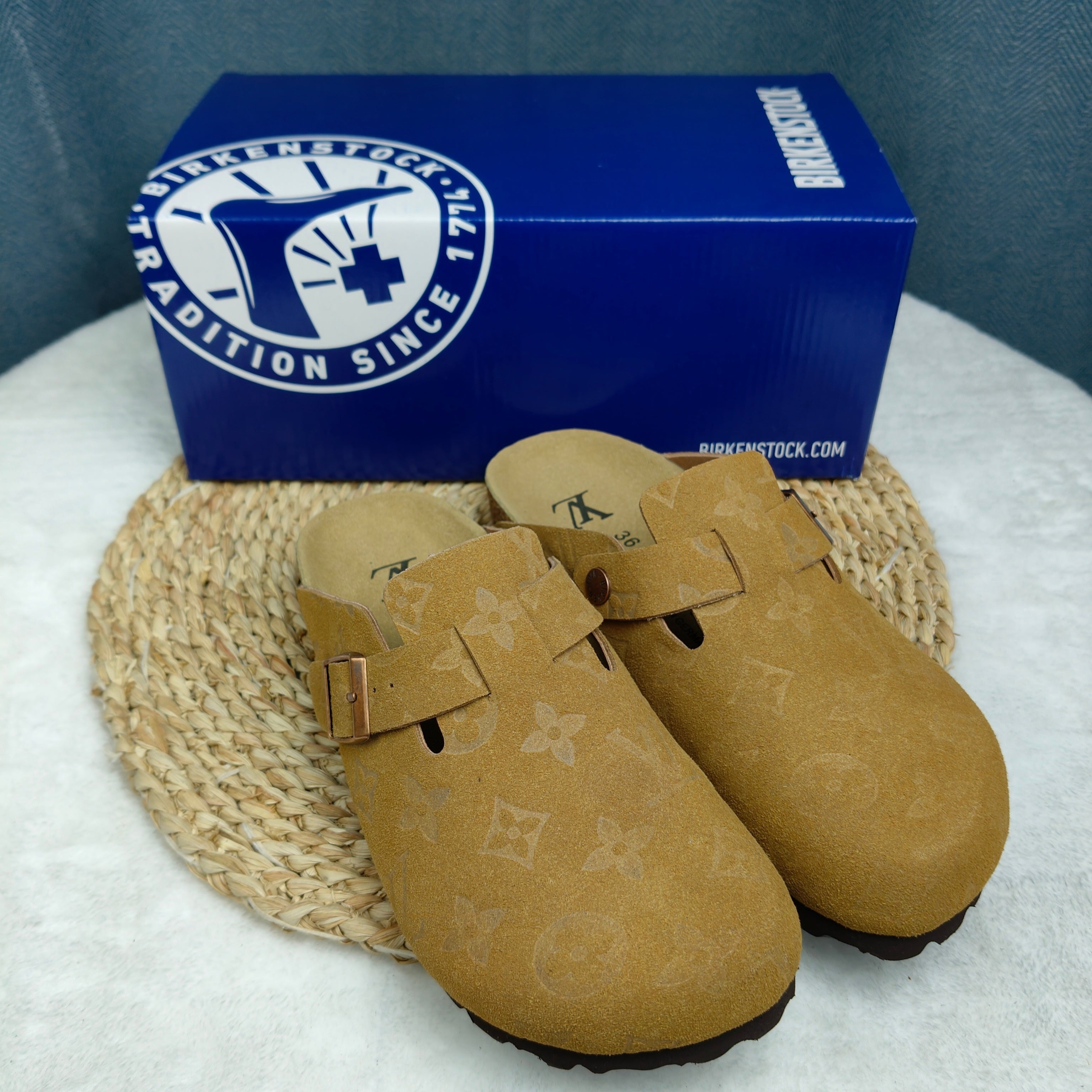 Birkenstock Boston Suede Leather Casual Shoes Joint Edition