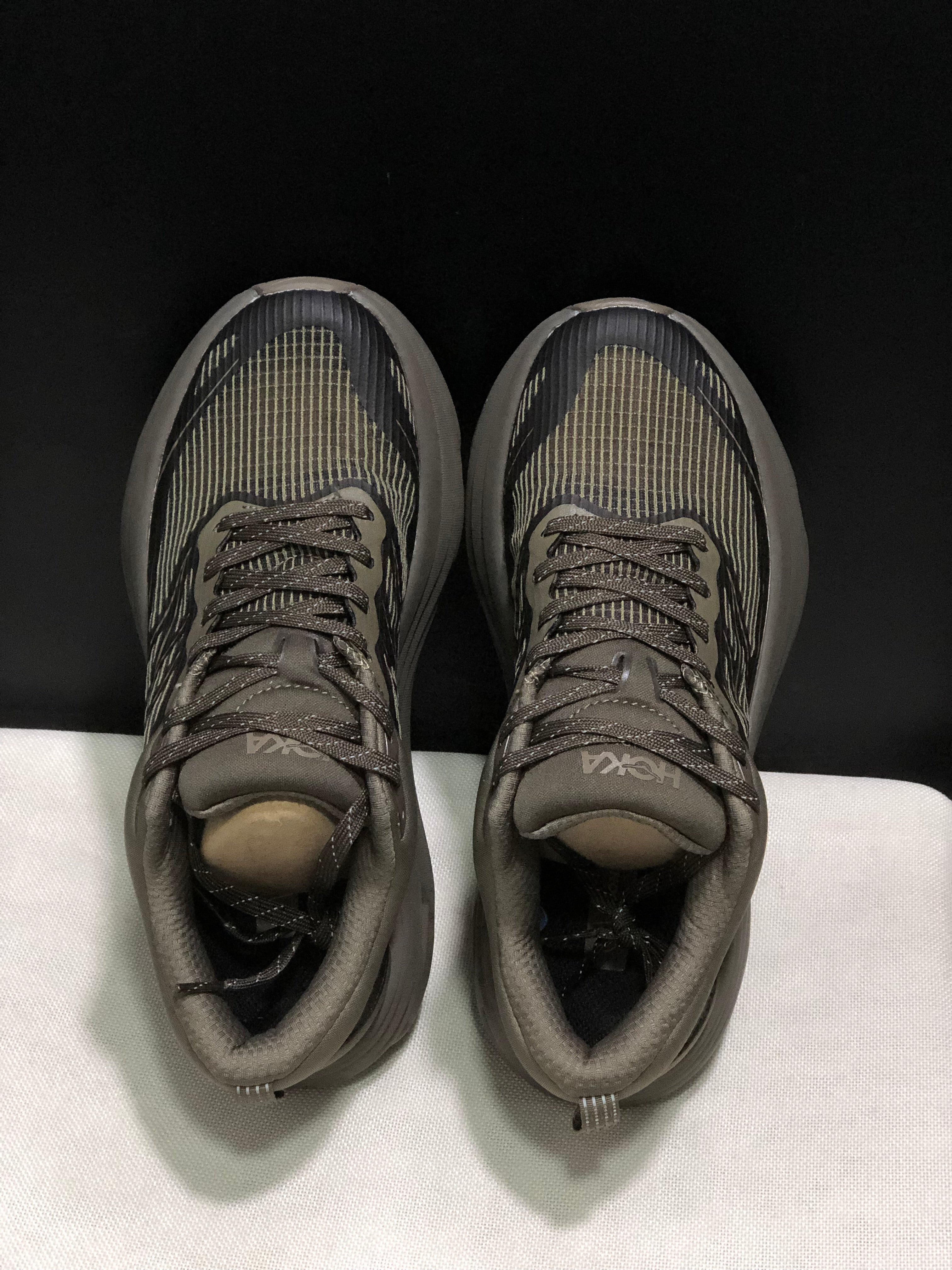 Hoka One One Bondi 8 Breathable Low-top Running Shoes Sneakers Brown