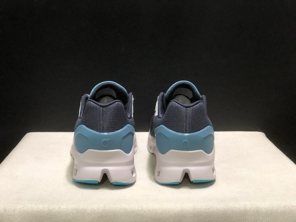 On Running Cloudstratus Breathable Support Running Shoes Navy Blue