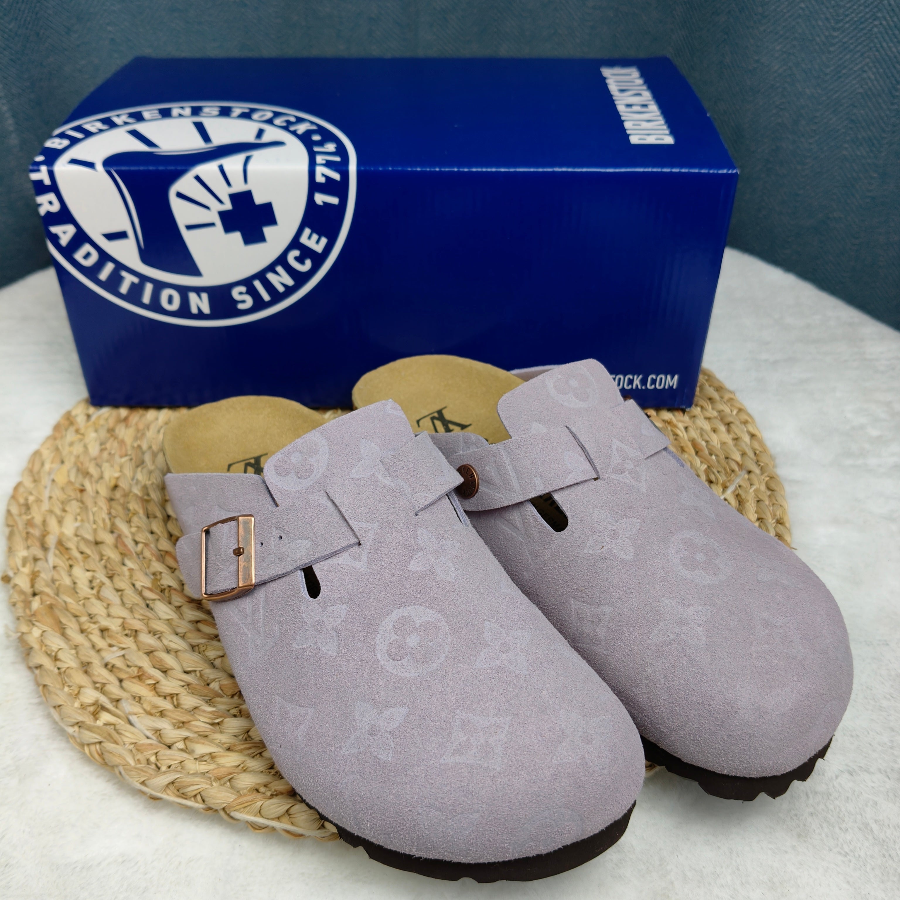 Birkenstock Boston Suede Leather Casual Shoes Joint Edition