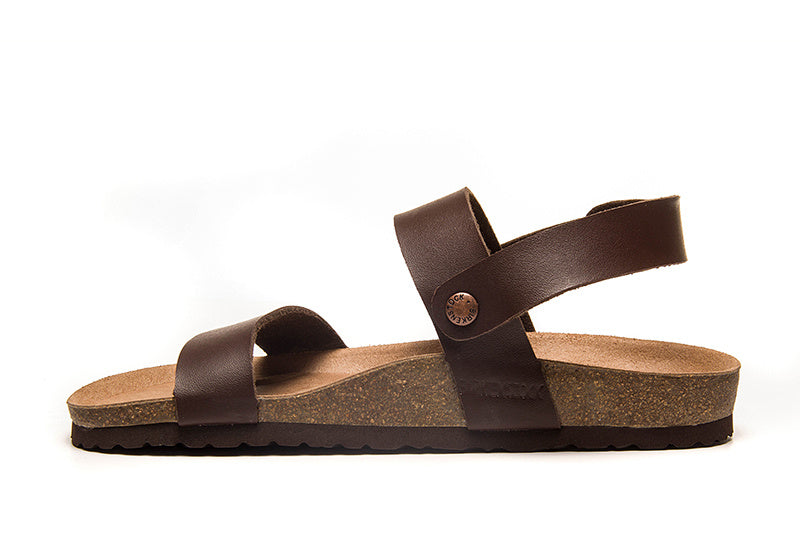 Birkenstock Arizona Casual Matte Leather Strappy Sandals