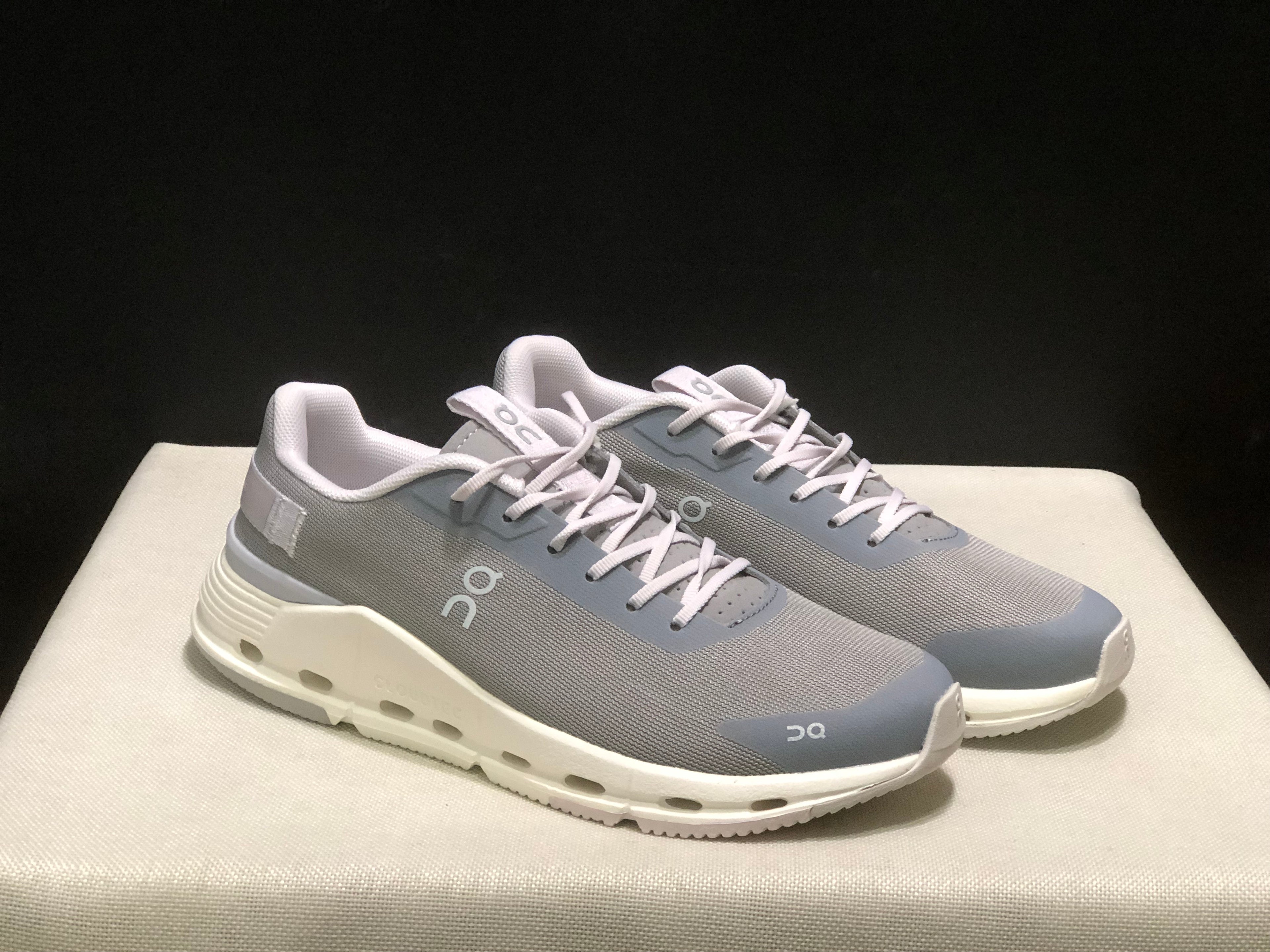 On Running Cloudnova Form 2 Fashionable Casual Running Shoes Fog Grey/Lavender