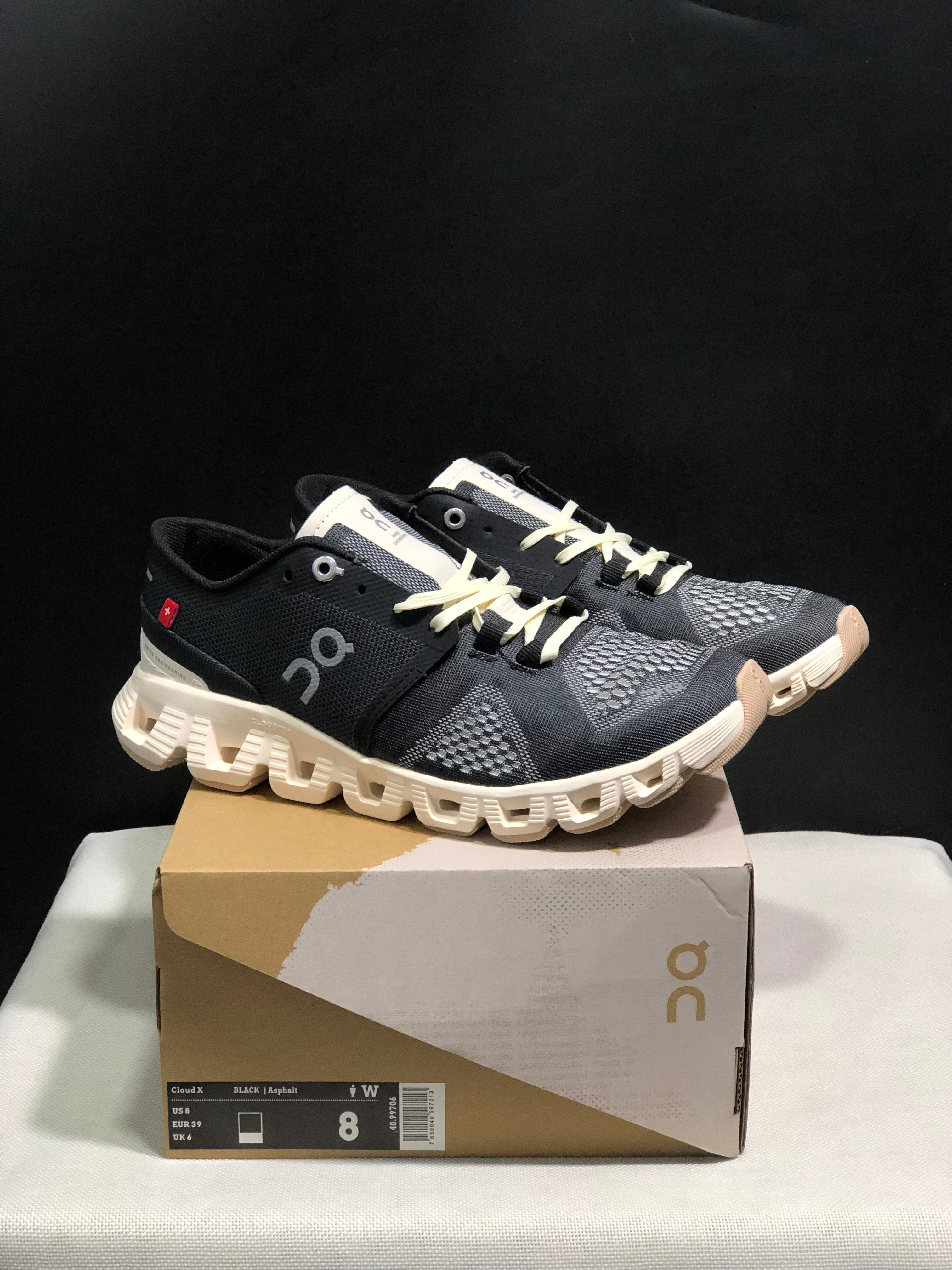 On Running Cloud X3 Shift Multi-Functional Running Shoes Black/Asphalt