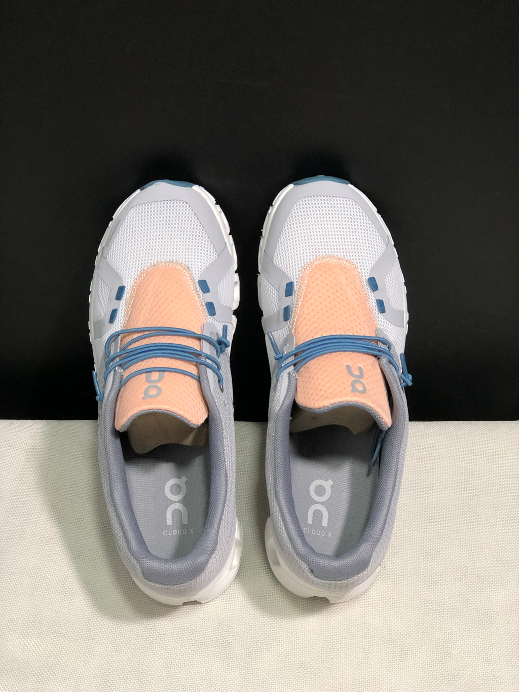 On Running Cloud 5 Lightweight Running Shoes Clacial Grey/Light Orange