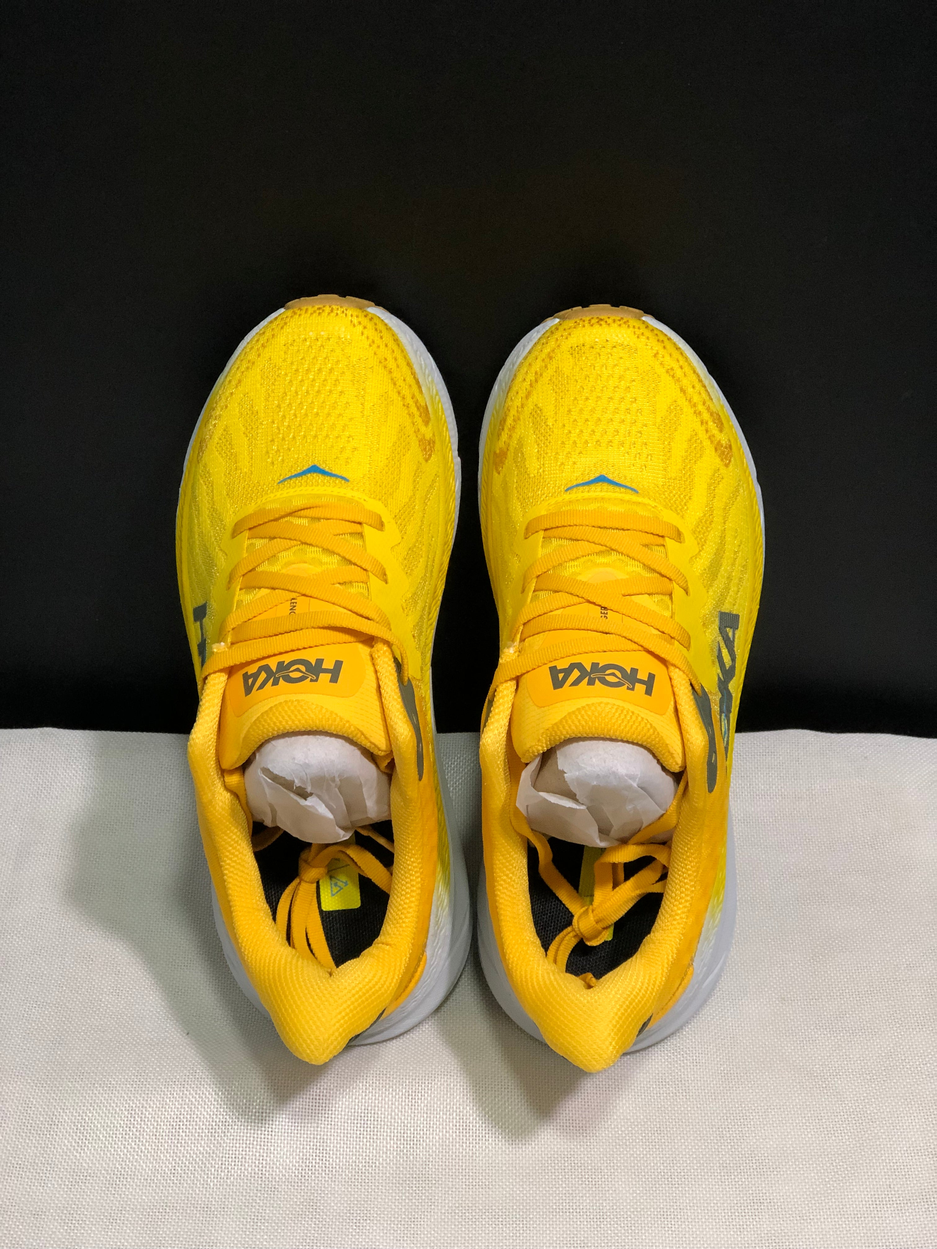 Hoka One One Challenger 7 Shock-absorbing Breathable Running Shoes Sneakers Yellow