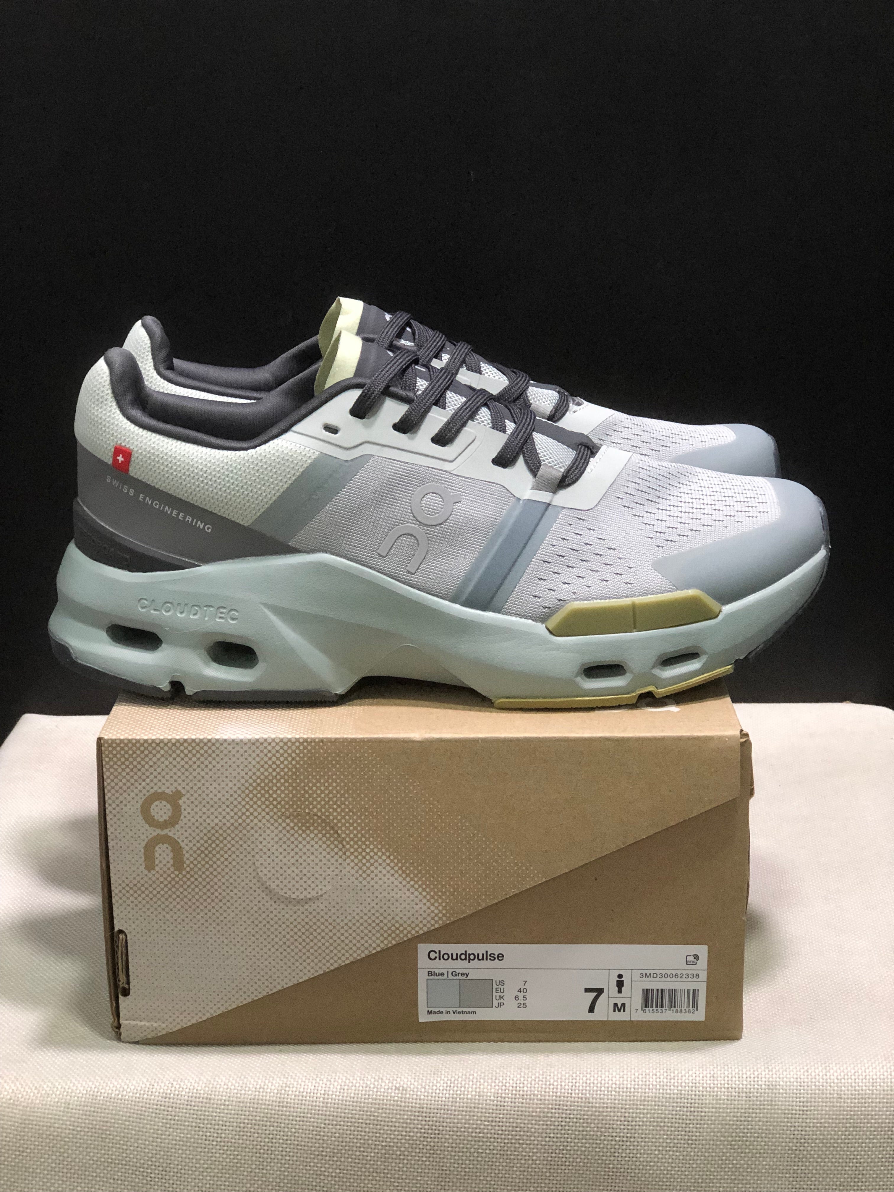On Running Cloudpulse Comfortable Running Shoes Blue/Grey