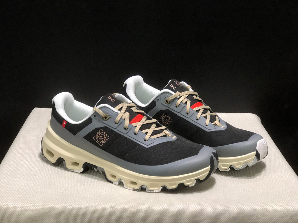 LOEWE x On Running Cloudventrure Fashion Sports Shoes Collaboration Edition Grey/Black