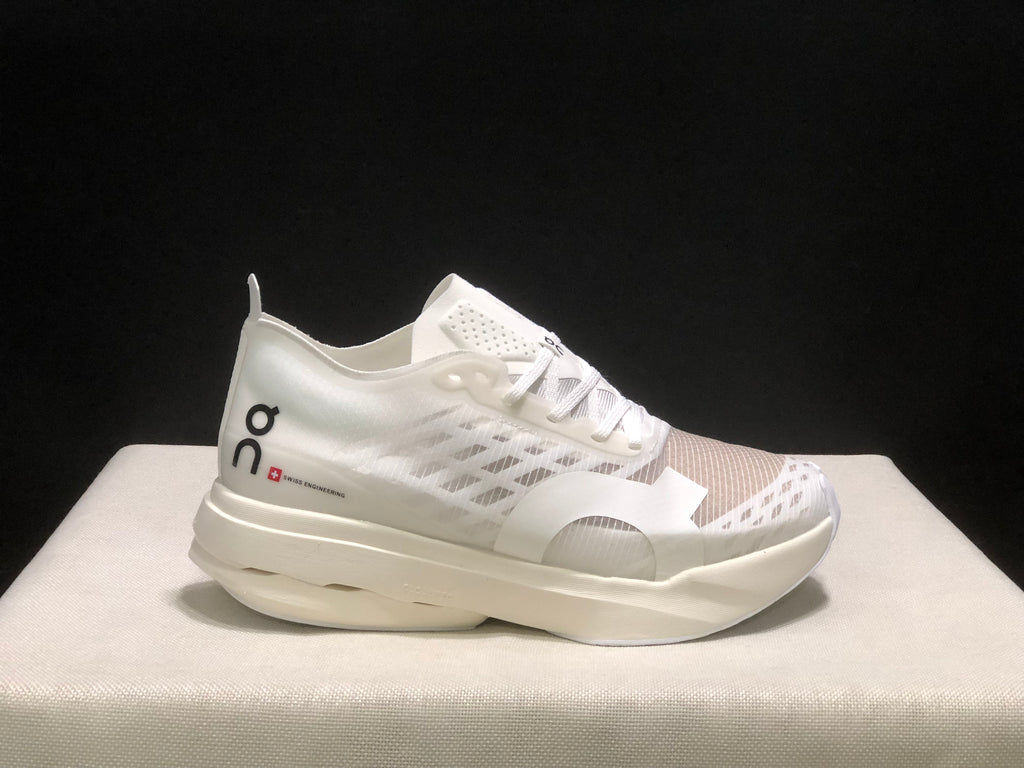 On Running Cloudboom Strike Professional Marathon Running Shoes White