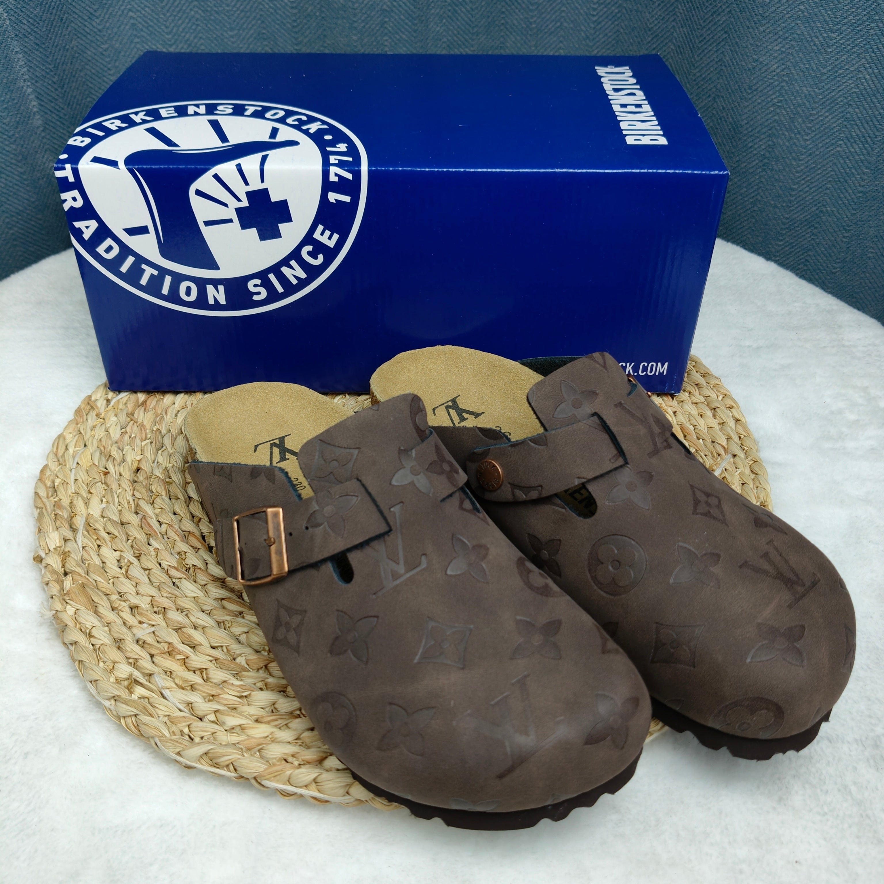 Birkenstock Boston Suede Leather Casual Shoes Joint Edition