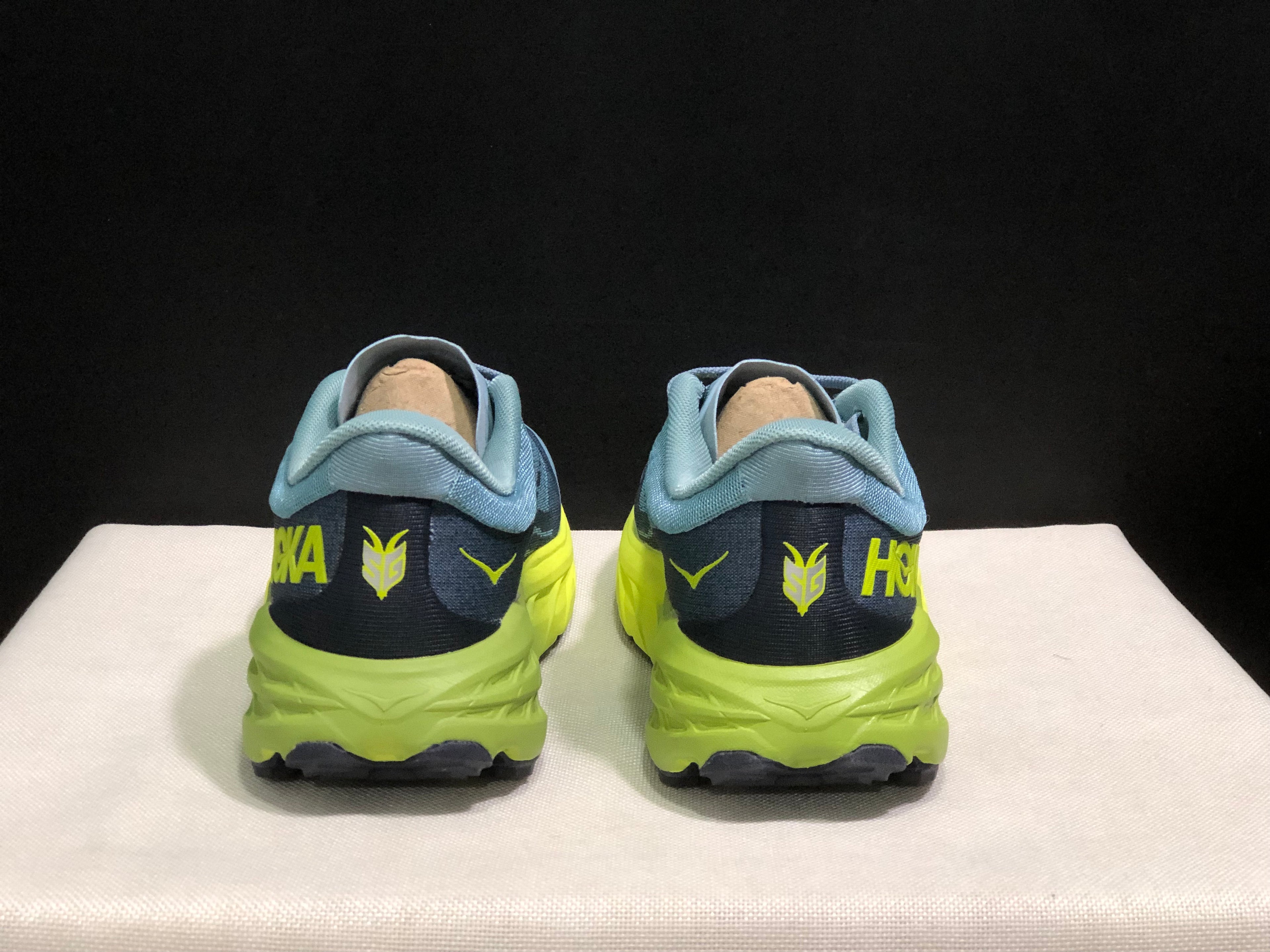 Hoka One One Speedgoat 5 Trail Running Shoes Sneakers Bluish Gray