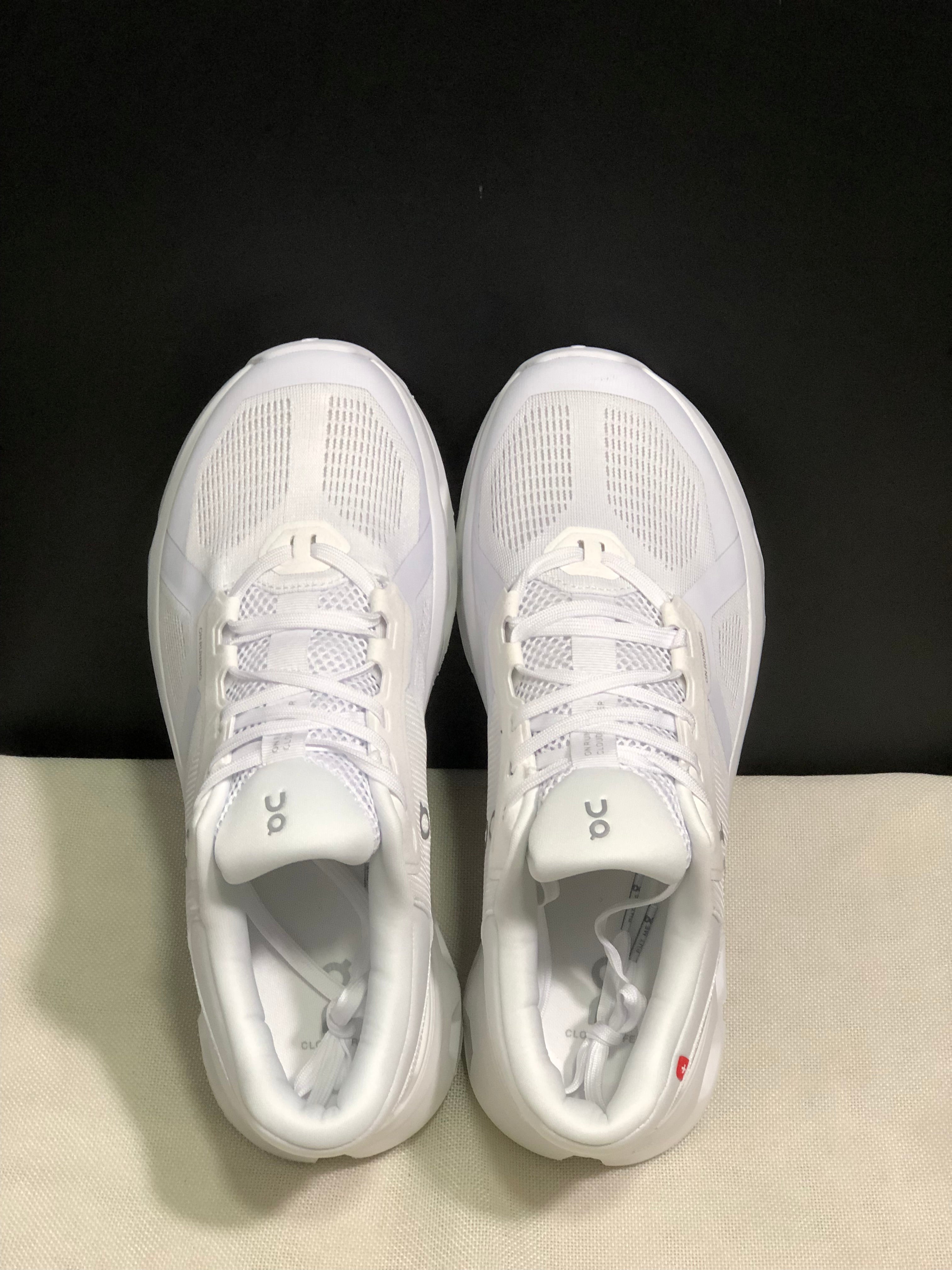 On Running Cloudrunner 2 Mesh Breathable White Running Shoes