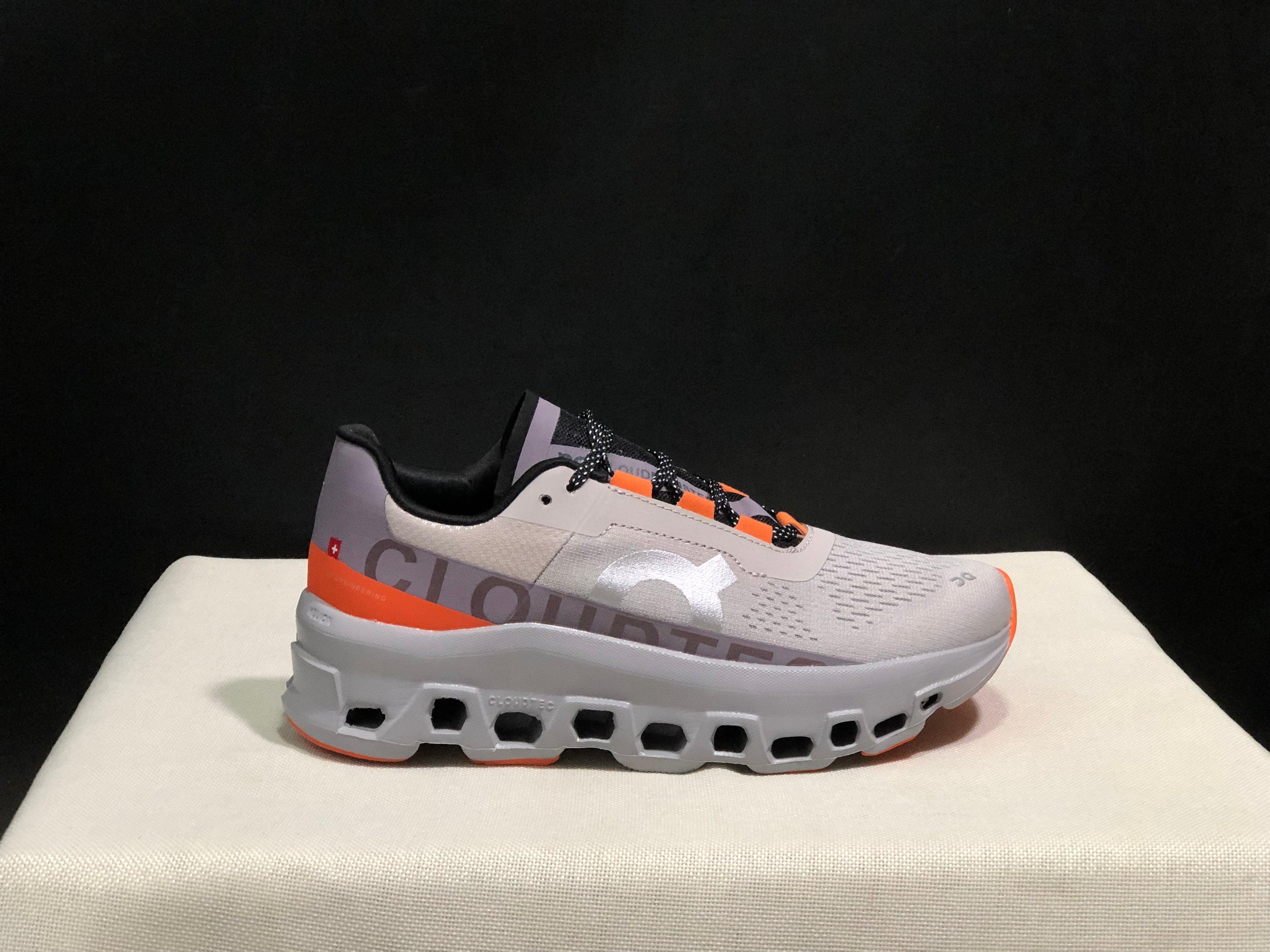 On Running Cloudmonster Anti-Slip Running Shoes Grey