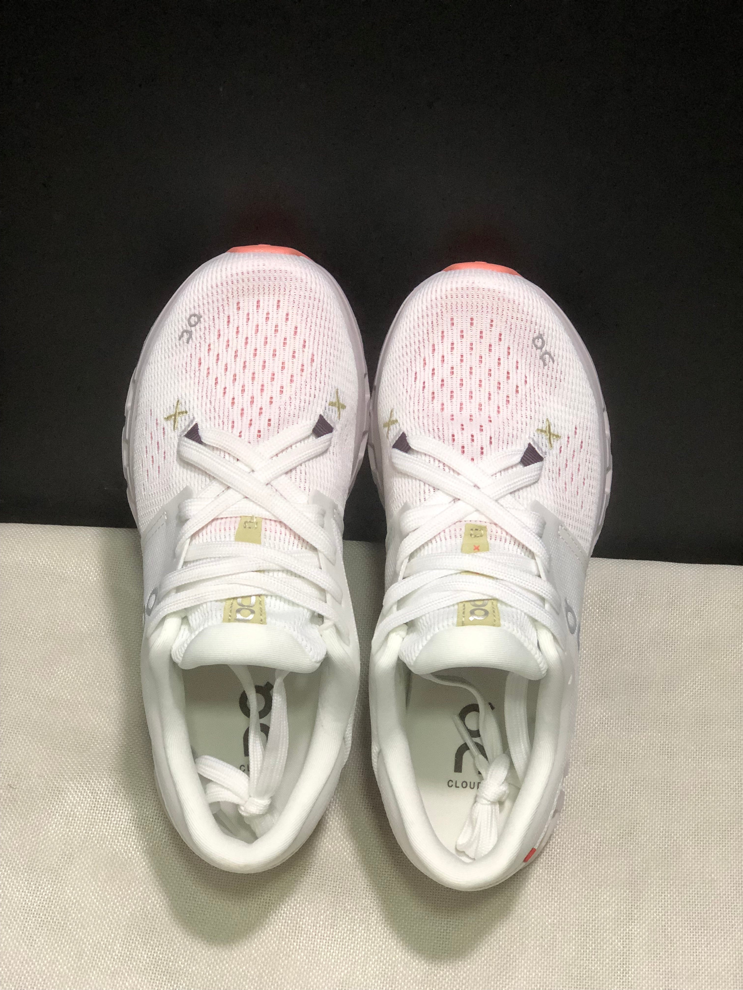 On Running Cloud X4 Comfortable Running Shoes White/Milk Powder Color