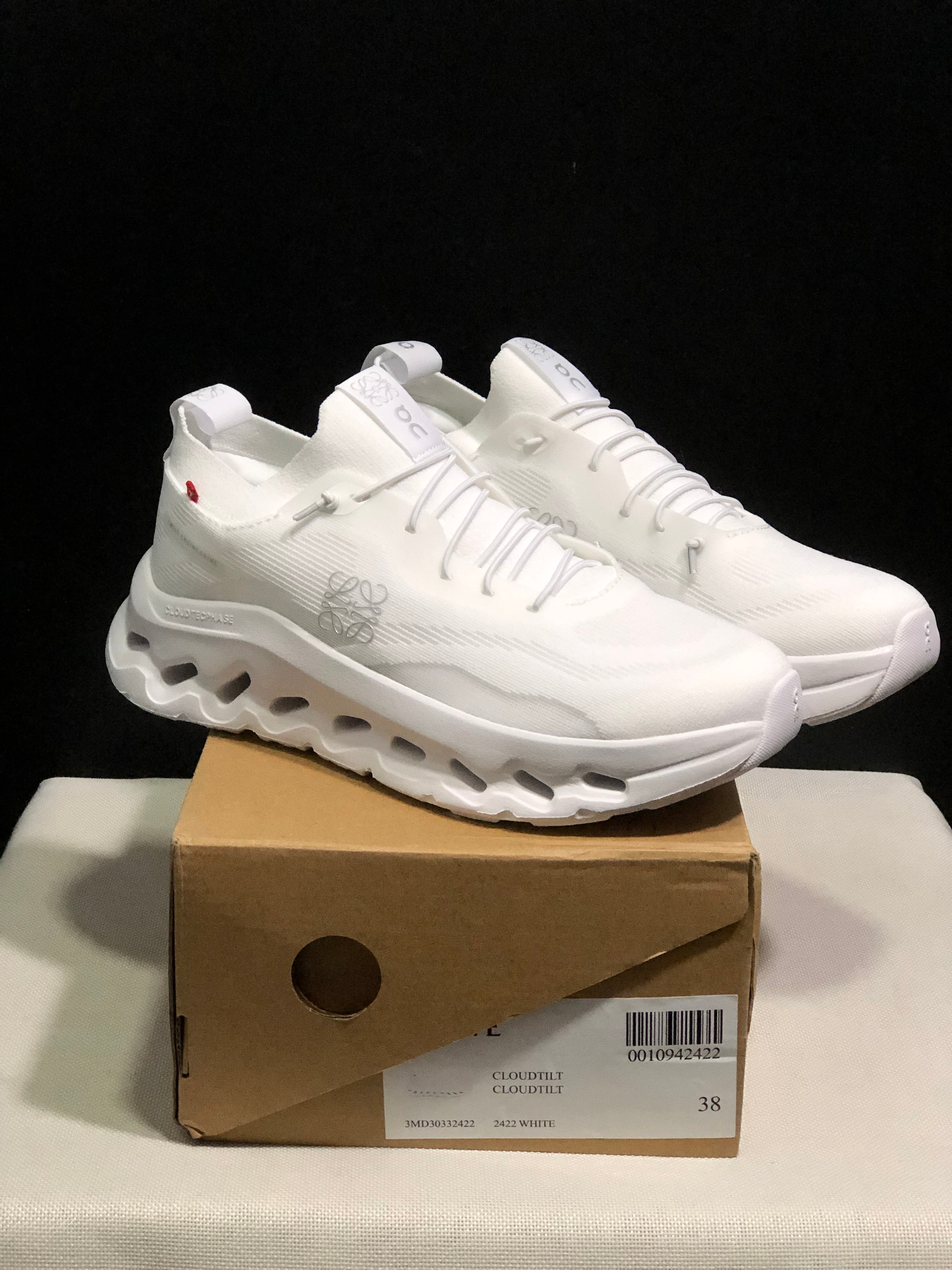 LOEWE x On Running Cloudtilt Running Shoes Co-Signed Edition All White